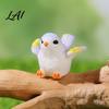 Miniature Scene Decorations for Bonsai 2Pcs Bird Ornaments Micro Landscape Figurines Mini Resin DIY Fairy Garden Accessories Birds Figurines