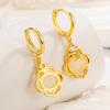 Ruyi Ping An Lock Cat's Eye Stone Jewelry Set: Elegant, Versatile, Light Luxury Design