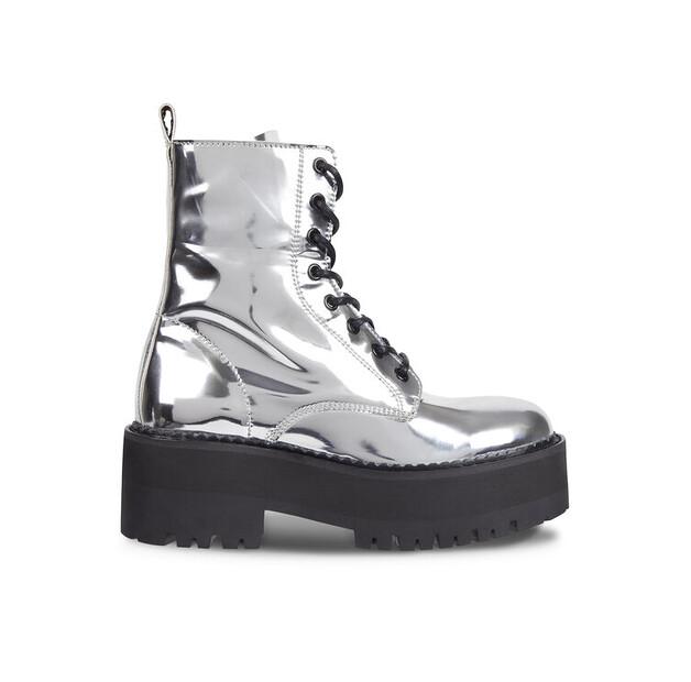 

Ботильоны Tommy Jeans Tjw Flatform Zip Up Metallice EN0EN02403 Gray EU 36