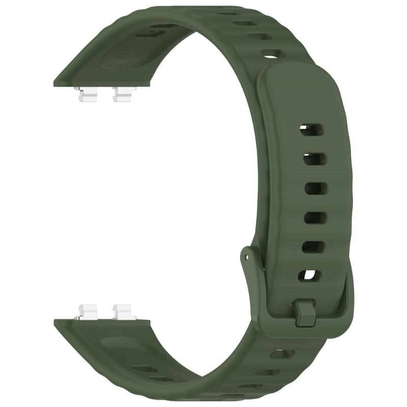 Watch Straps Bracelets Washable Suitable For Activity Monitor Devices Trendy Textured Flexible Silicone Sports Wristband