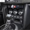 Carbon Fiber Accessories For Subaru BRZ / Toyota GT86 2013 -  Central Control Strip Gear Panel AC Air Handle Bowl Cover Trim