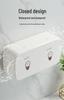Punch-Free Wall-Mounted Waterproof Double Roll Toilet Tissue Holder