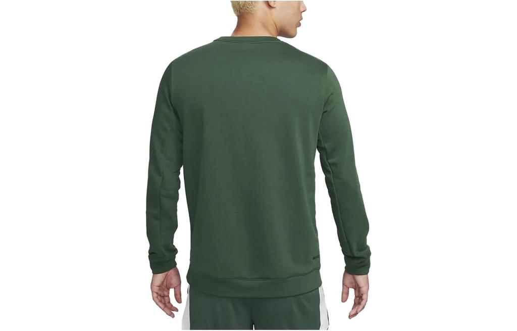 Nike T Shirts Men's Fir Green Crew Neck Moderate Straight Fit FB5510-323