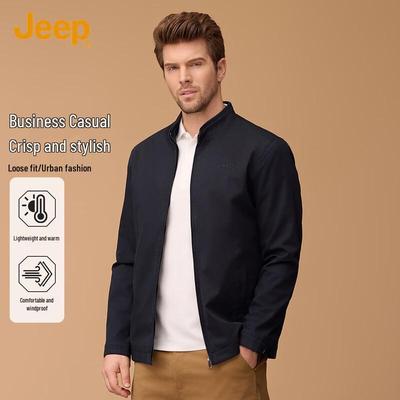 Herren Business Casual Stehkragenjacke