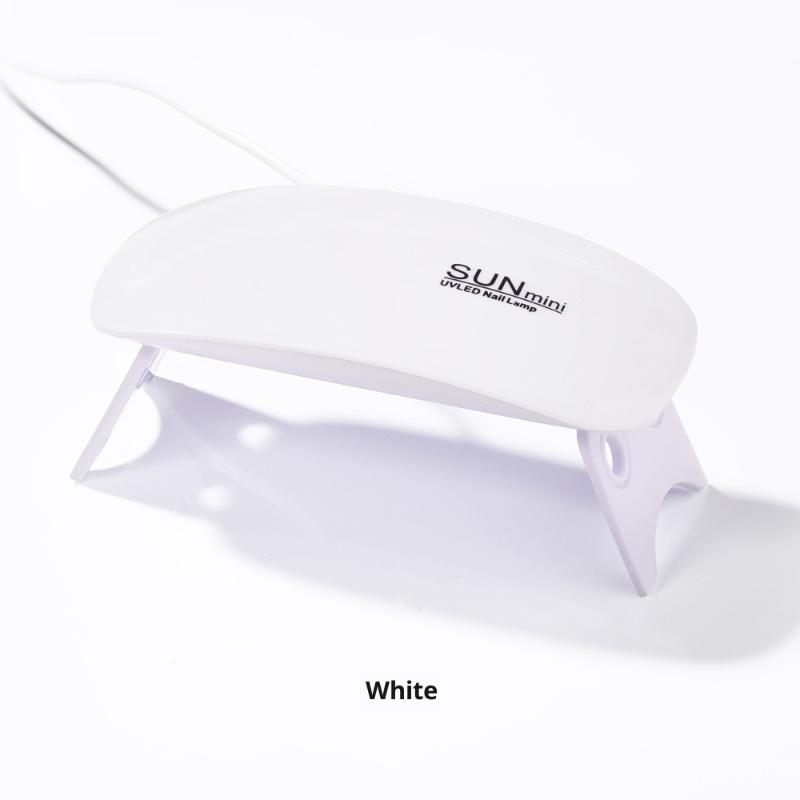 Mini UV LED Nail Lamp 6W For Curing Nail Gel Polish Portable Foldable 45s/60s Timing Manicure Dry Machine Nail Art Drying Tool