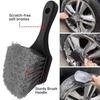 Car Tire Cleaning Brush Anti-slip Design Car Wash Brush Wheel Brushes for Truck Car SUV RV Motorcycle