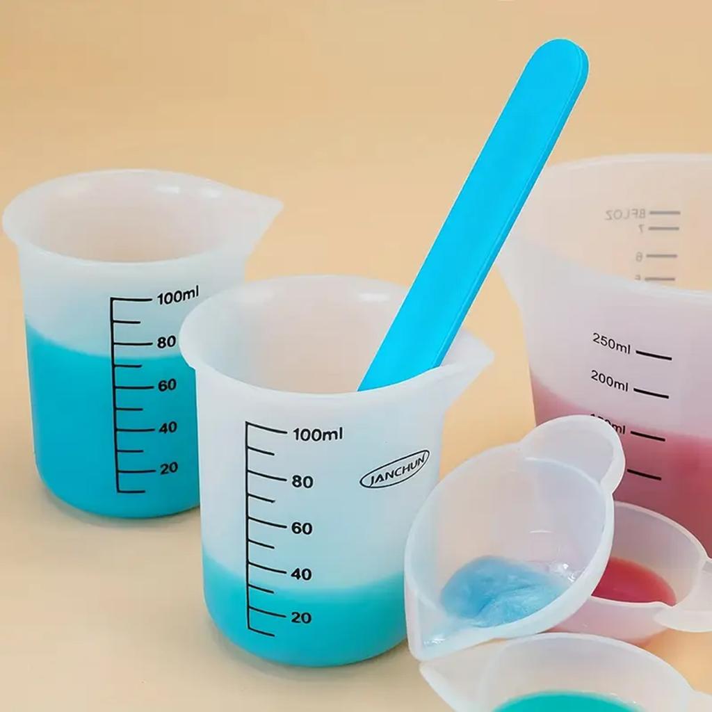 Colored Silicone Stir Sticks Epoxy Resin Mixing Sticks for Mixing Resin Epoxy Liquid Paint Molds