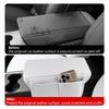 Leather Armrest Box Protective ABS Cover For Tesla Model 3 Model Y 2017- Highland 2024 Juniper 2025 Arm Rest Lid Accessories