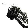 Alternative Home Gardening Pots Gothic Skull Planter for Succulents Pothos, Creative Skeleton Flower Pot with Dark Decor Living Room Spine Column,