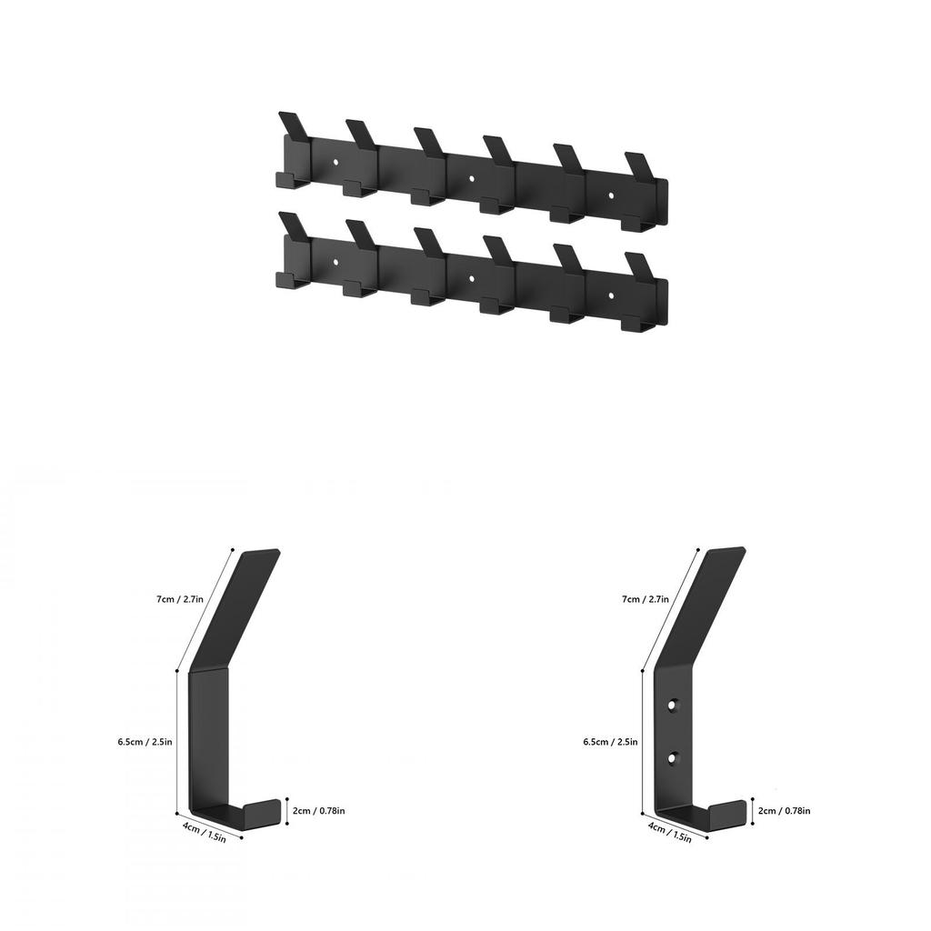 Stainless Wall Mounted Hook Multipurpose Clothes Hanger For Backpack Hat Towel Keys Home Storage