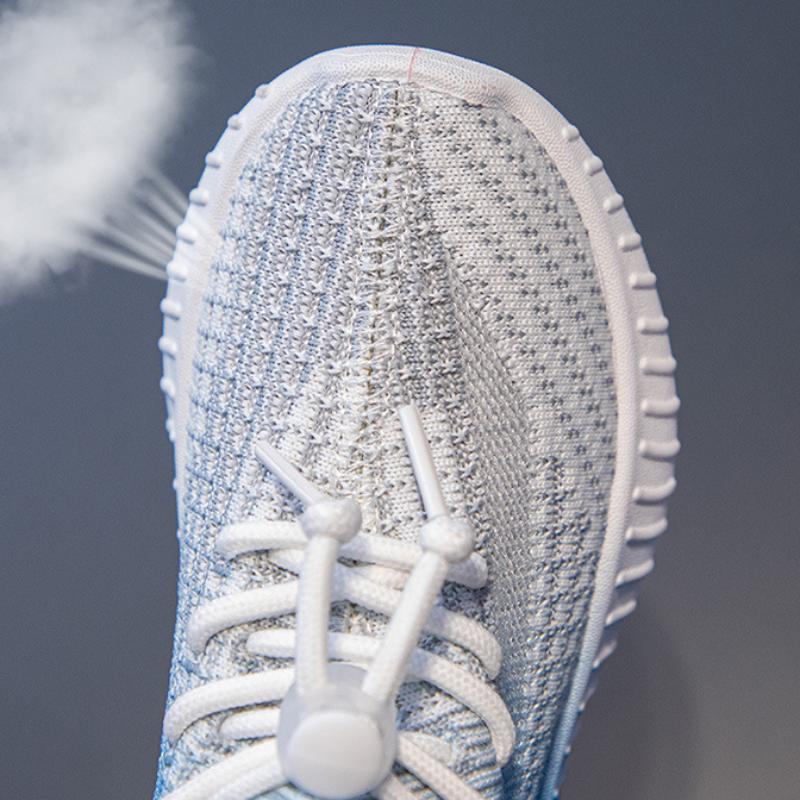 Pánské a dámské dětské boty, síťované prodyšné dětské tenisové boty, letní nové univerzální tenisky s měkkým dnem a pleteným lemem