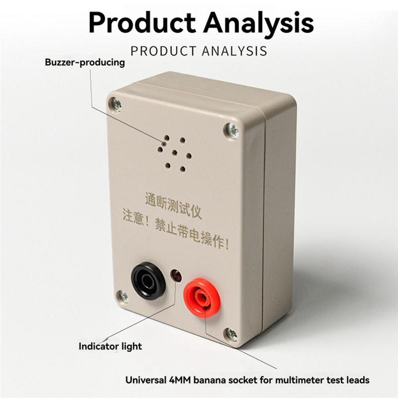 A95I-Continuity Test Buzzer Wire Path Checker 9V On-Off Switch Tester Continuity Tester For Circuit Measure