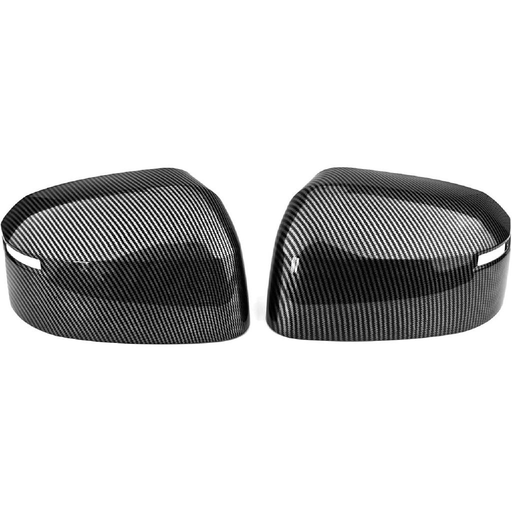 YOUTOOCAR 2PCS Exterior Mirror Covers Side Rear View Mirror Covers Compatible with Hyundai Santa Fe 2024-2025 Accessories (Carbon Fiber Pattern)