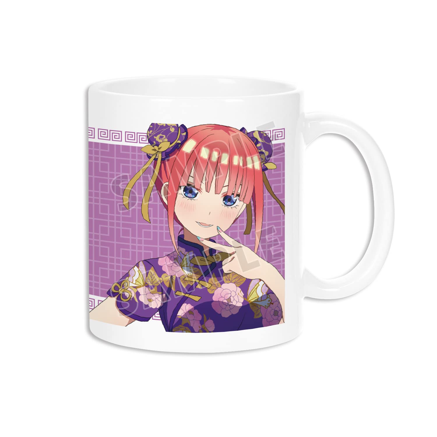 Movie Quintessential Original Nakano Nino in a Chinese Dress Mug  The Quintuplets  Illustration ver.