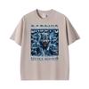 Daddys Kleines Kätzchen Wolf Lustiges Gotisches Meme Grafik T-Shirt Unisex Vintage Übergroße T-Shirts Unisex Lässige Oberteile T-Shirt Streetwear