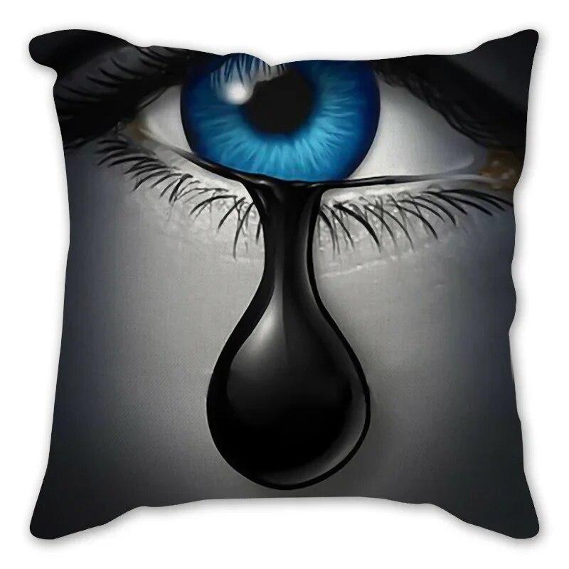 Home Decor New Year Decorations Bedroom Living Room Sofa Cushion Cover Eye Pillow  Christmas Tears