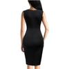 Women's Fashion Color Sleeveless Dress
