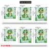 2pcs,2D Plane Printing Popular Curtains Dino Smile Polyester Easy Install (without Rod) Festive for Kitchen, Bedroom & Living