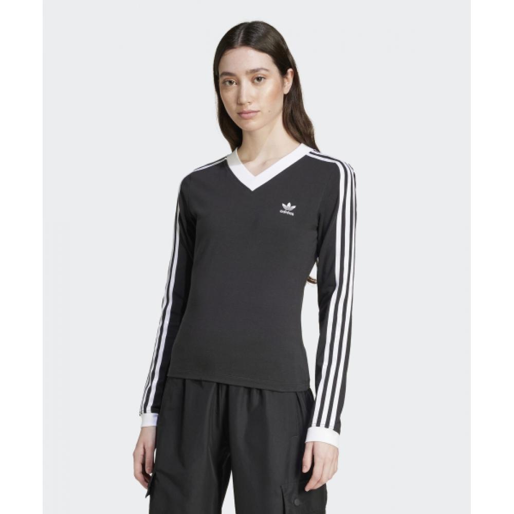 

Adidas V Neck Long sleeVe Shirt Black Iy7247 M