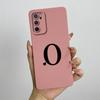 Phone Case For OPPO A54s Case oppo A16 A16S CPH2269 CPH2271 Cute Letters Square Liquid Silicone Soft Shockproof Back Cover Funda