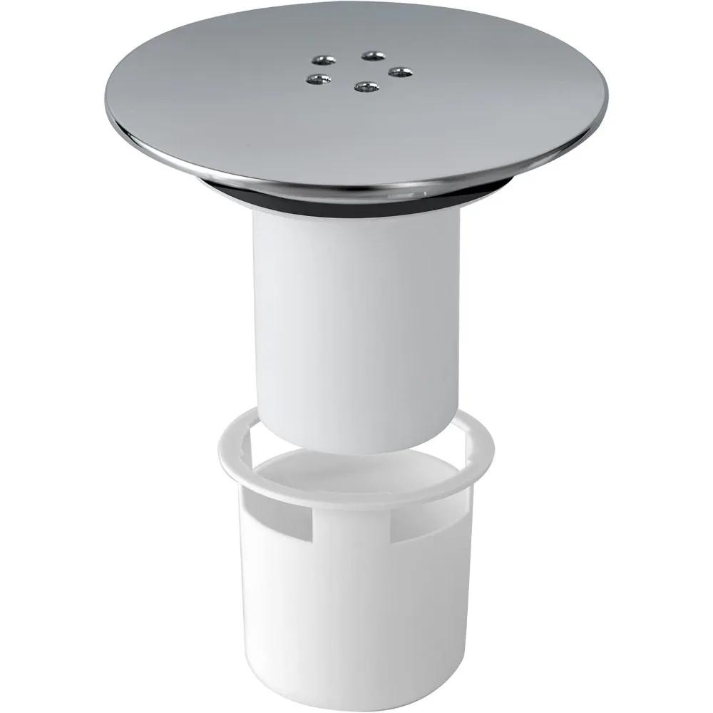 Copertura Cromata Sostitutiva per Scarico Doccia - Trappola Staccabile 90mm/115mm