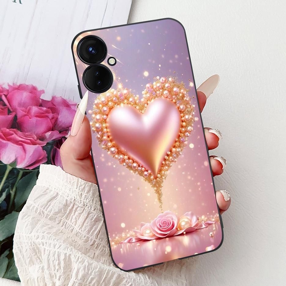 For Tecno Spark 9 Pro Case Spark9 Pro KH7n New Luxury Painted Cover Soft Silicone Phone Case For Tecno Spark 9T Spark9T KH6 Bags