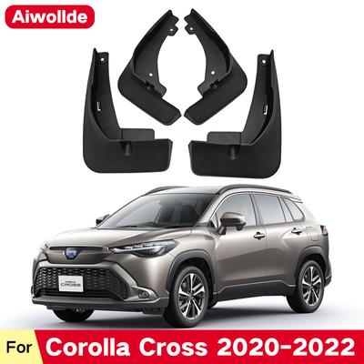 Mud Flaps For Toyota Corolla Cross   2022 2023 Splash Guards Fender MudFlaps Front Rear Mudguards Car