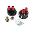 Car Split-Type Oil Temp & Pressure Gauge With Oil Cooler Adapter Oil Pressure Gauges Automobiles Interior Parts