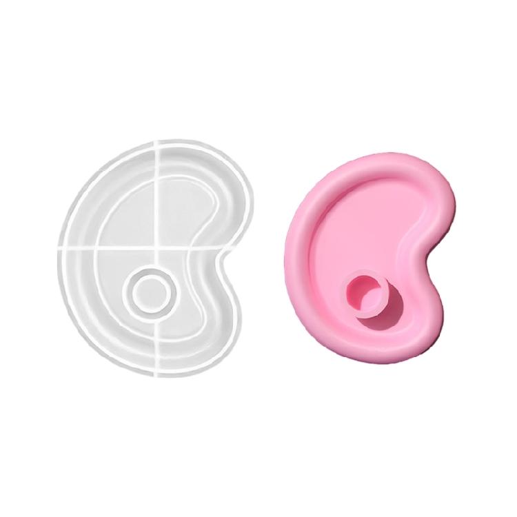 Decorative Resin Trays Candle Stands Mold Creative Silicone Mold Set For Unique Resin Candle Trays Holiday Gift Ideas
