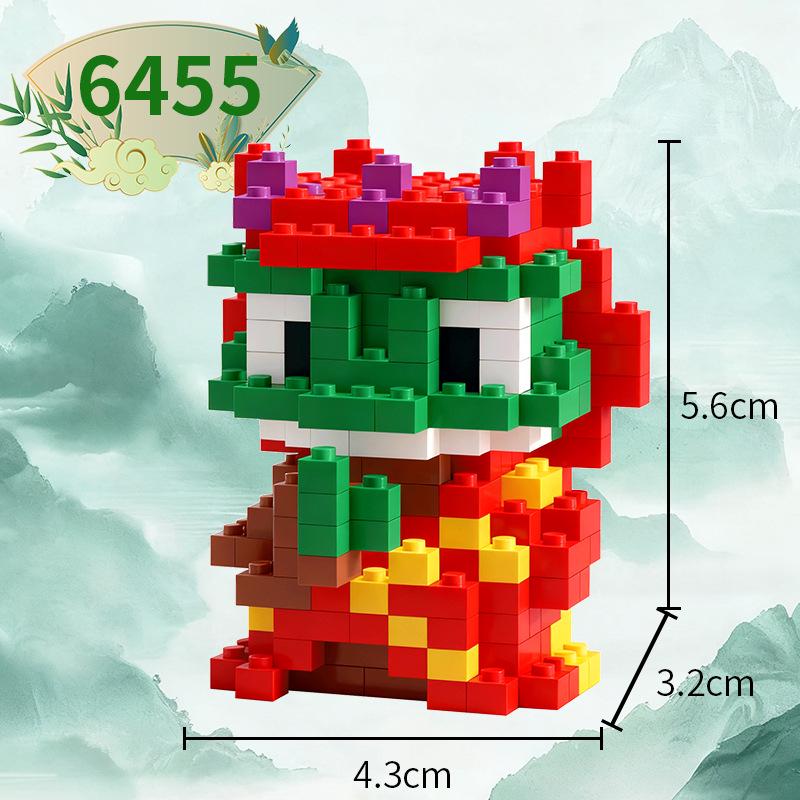 Journey to the West Mini Monster Building Blocks: Educational Assembly Toy, Eco-Friendly PP Material