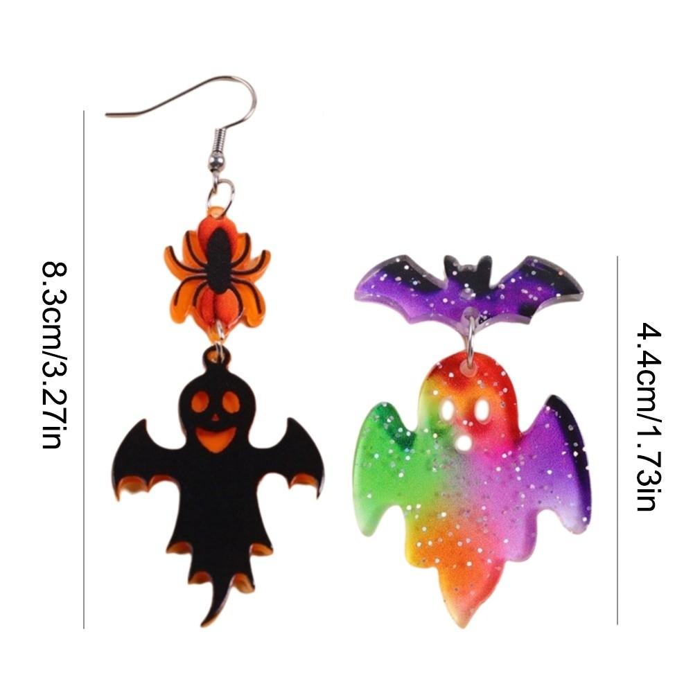 Heart Cute Ghost Ear Studs Spider Pumpkin Dangle Earrings Creative Halloween Earrings  Party