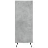 Vidaxl Regał, Szarość Betonu, 69,5X32,5X90 Cm, Materiał Drewnopochodny