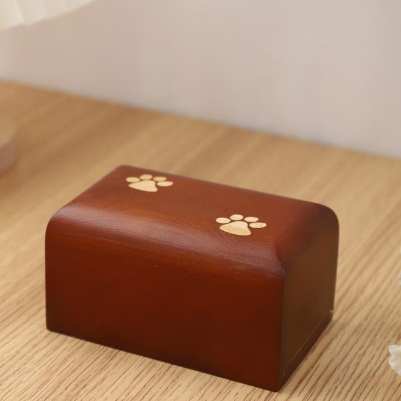Dog Funeral Cremation Wood Urns for Ashes Pet Wood Memorial Urns Gifts Commemorate Love Funeral Cremation