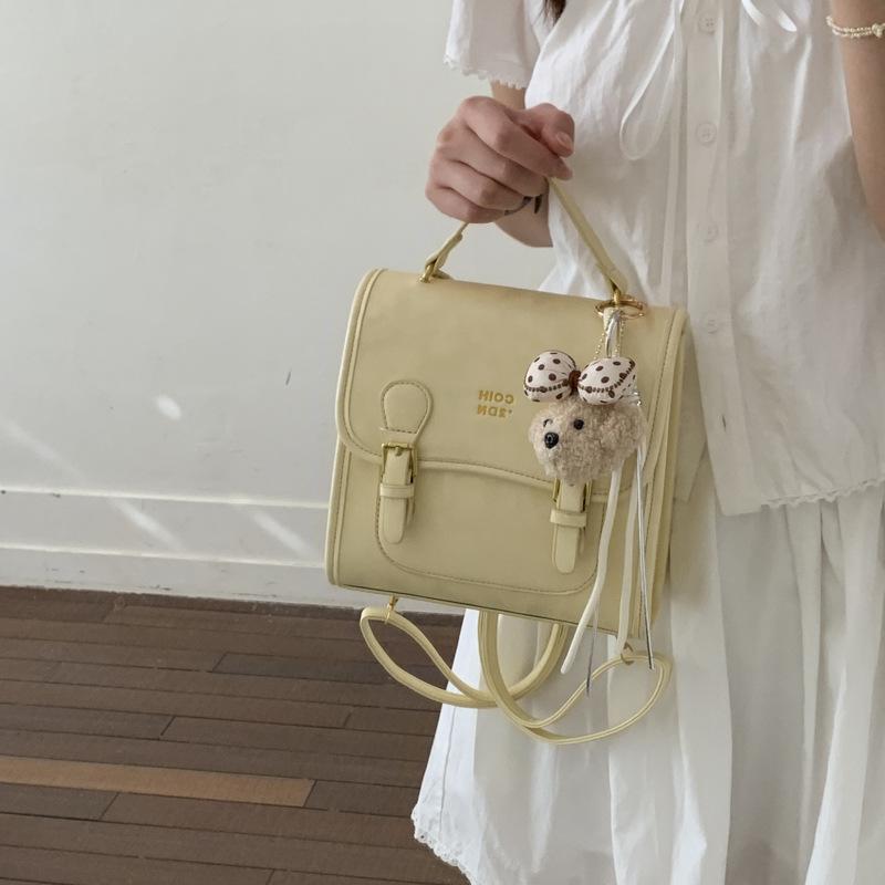 College-style Double-shoulder Bag, Travel-sized Backpack, Fashionable and Relaxed Style Crossbody Bag