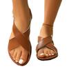 2025 Hot Sale Ladies Shoes Open Toe Women's Sandals Plus Size Casual Best Seller Summer Light Comfortable Flat Sandals