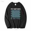 Pet Shop Boys NUOVA T-SHIRT NERA Tutte le Taglie S 4XL FR241 vintage Lavata streetwear Leggermente grafica Top Per l'Uso Quotidiano