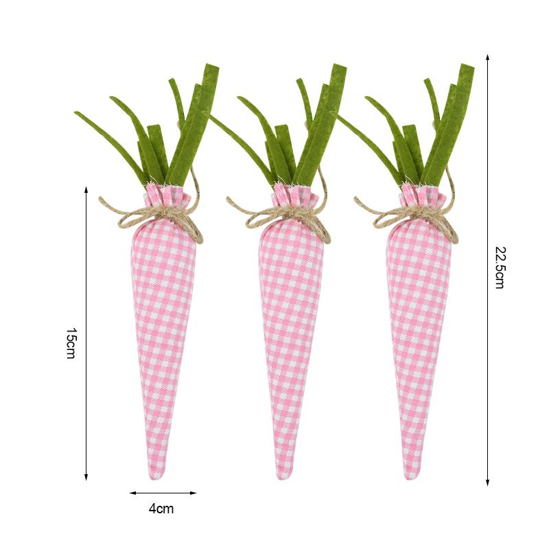 3/1pcs Nov Woven Easter Carrots Ornaments Hanging Pendant for Easter Home Decorations Supplies 2023 Kids Easter Favors Gifts Toy