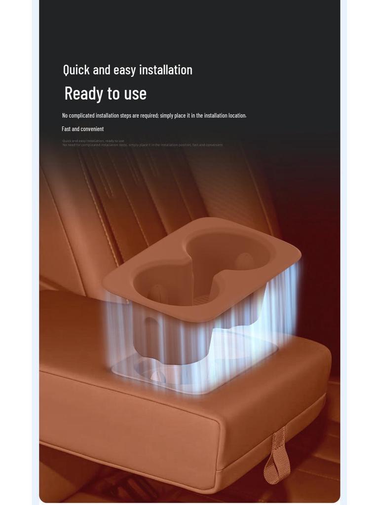 BYD Leopard Titanium 7 Rear Silicone Cup Holder Accessory