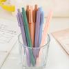 Gift Simple Macaron Color Press Pen Student Exam Bullet Gel Learning Office Press Type Black Water Office School Supplies Kawai