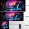 Pink Purple Clouds Aurora Beautiful Scenery Mouse Pad Computer Mat Deskpad Laptop Keyboard Mat Office Large Landscape Mousepad