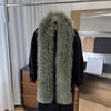 Soft Faux Fur Scarf Thick Curly Fur Wrap Shaggy Warm Stole Fluffy Winter Shawl  Winter Vacation
