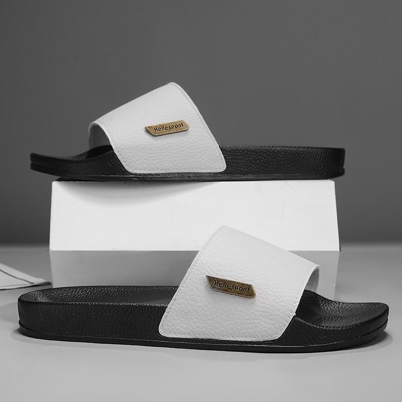 Shoes Men Sandals Slippers Fashion Flip Flops Casual Innovative Design Shoes Men Soft-soled Lightweight Home Slippers Sneakers