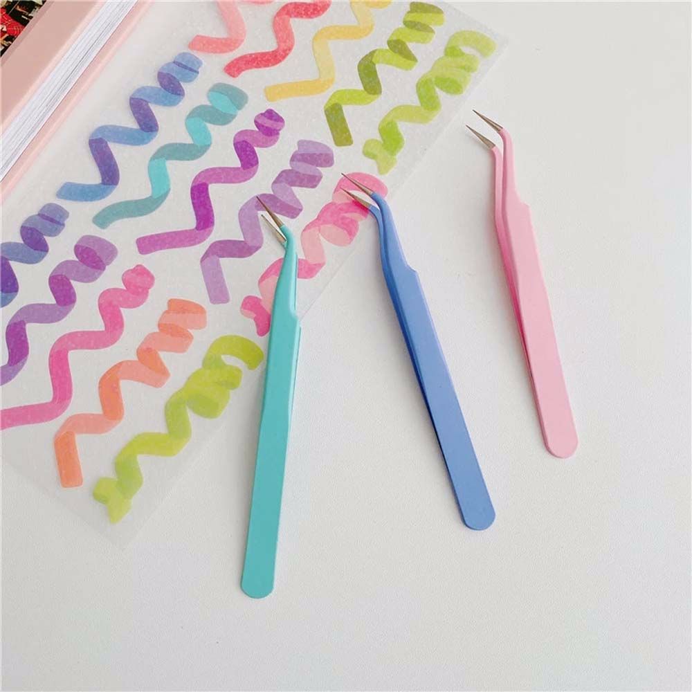 Picking Tool Journal Accessorise Notebook Accessorise Macaron Color Nail Tweezers Nipper Tweezers