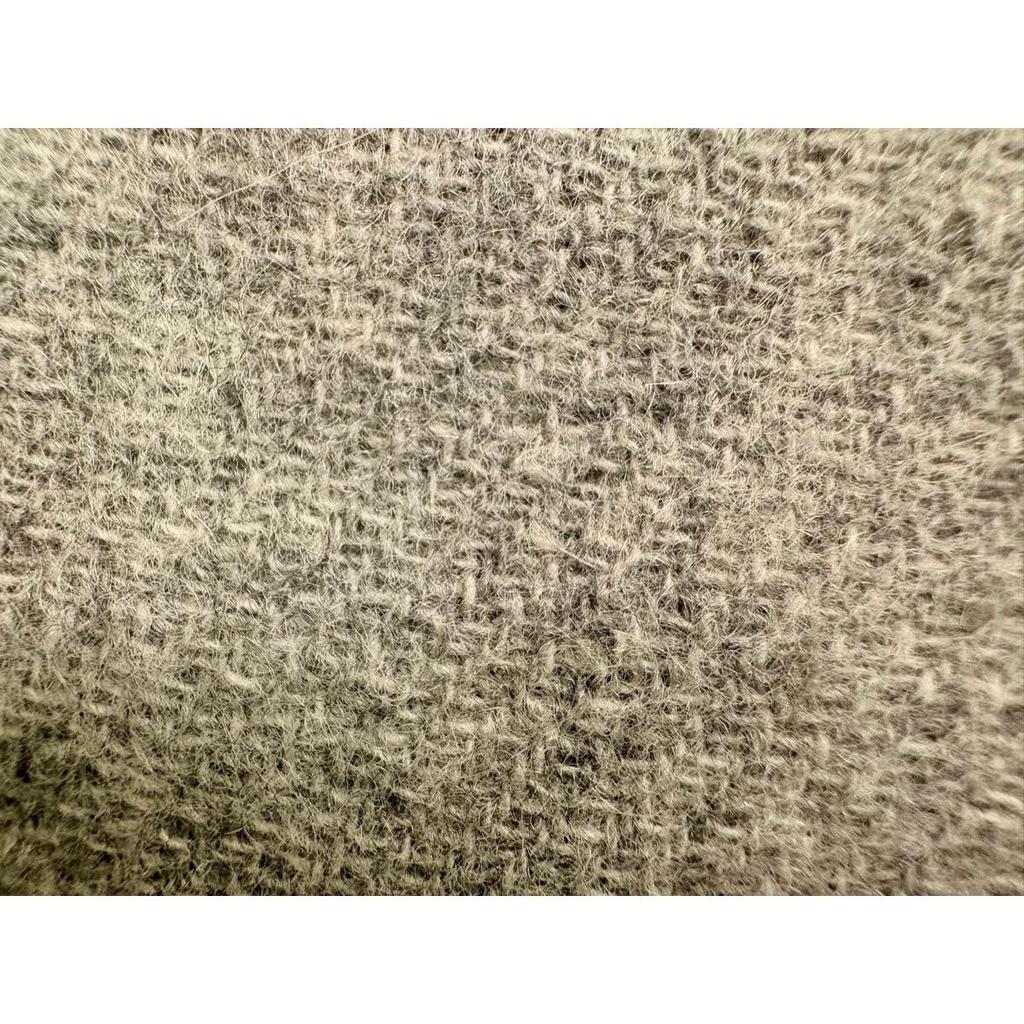 Used Johnstons of Elgin Scarf Stole Cashmere Grey Plain Large