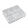 Disposable 5-Compartment Meal Prep Containers