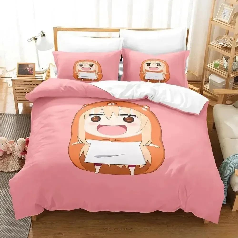 

Himouto! Umaru-chan Bedding Set Single Twin Full Queen King Size Bed Set Adult Kid Bedroom Duvet cover Sets Bed Sheet Set 70x133cm 2pcs