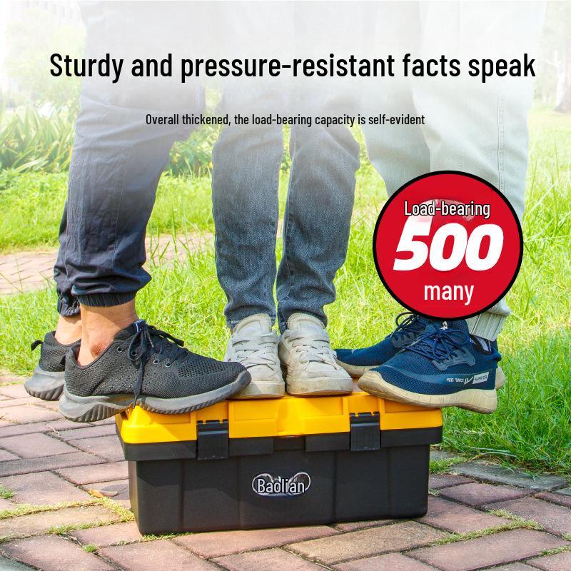 Large Multi-Functional Portable Household Tool Storage Box