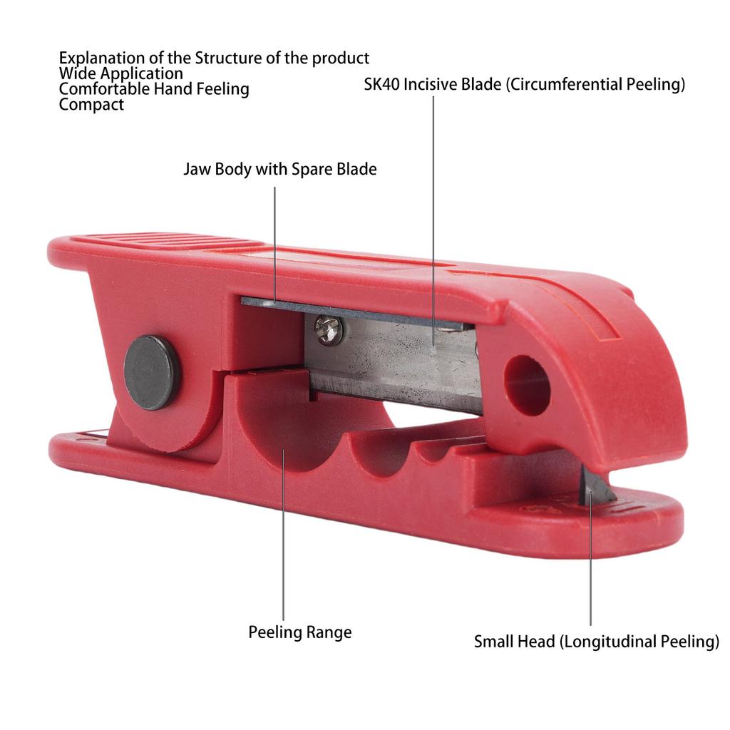 Electrical Wire Stripper Wire Stripper Accurate Crimping 360° Rotation Cutting Electrical Cable Wire Stripping Tool