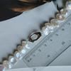 Серебряный браслет с натуральным жемчугом барочным, вес изделия 15,56 гр (2185192)