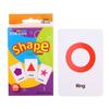 36 Cards/Box English Cognitive Card Animal Shape Fruit Color English Words for Baby Early Learning Educational Toy